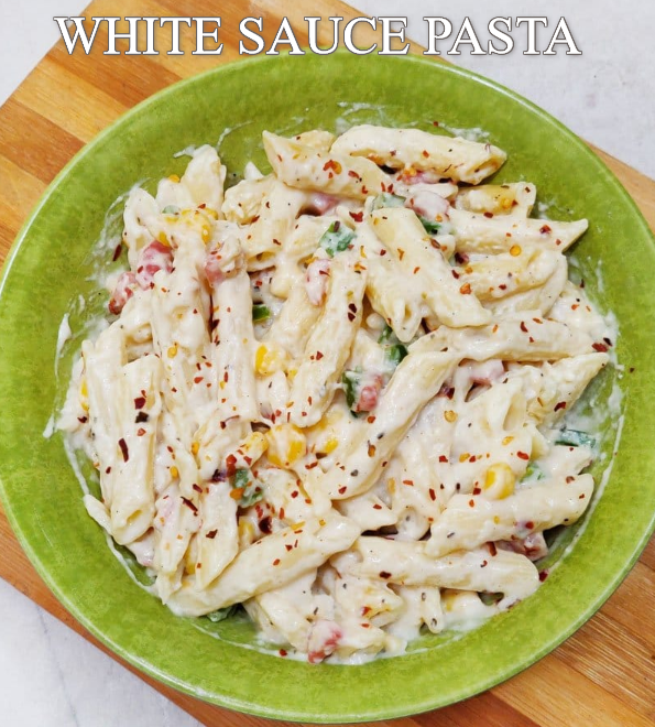 white sauce pasta