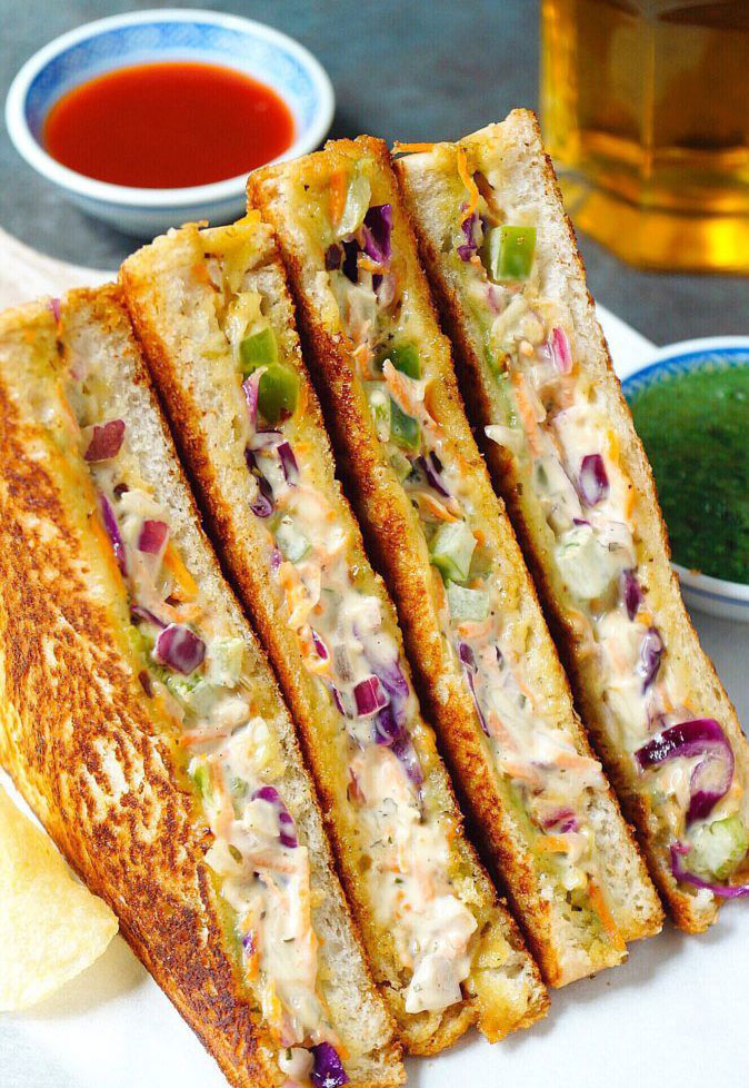 veg mayonis grill sandwich