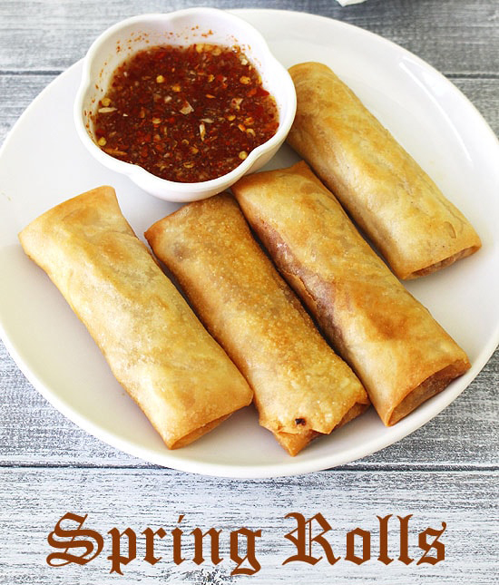 spring rolls recipe